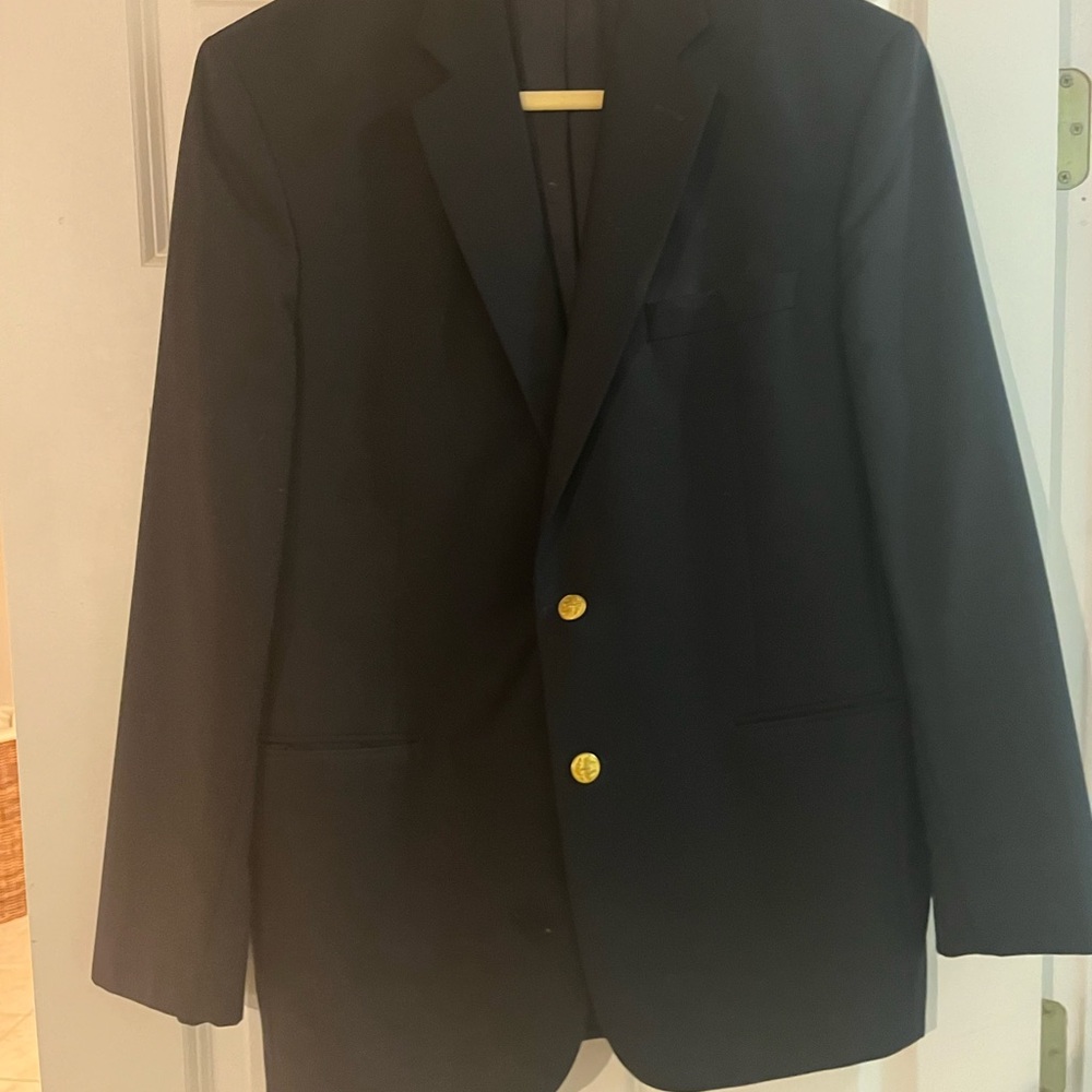 Brooks Brothers, men’s blazer, navy, 41R